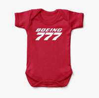 Thumbnail for Boeing 777 & Text Designed Baby Bodysuits