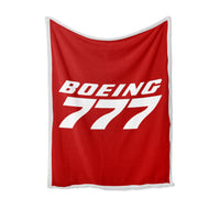 Thumbnail for Boeing 777 & Text Designed Bed Blankets & Covers