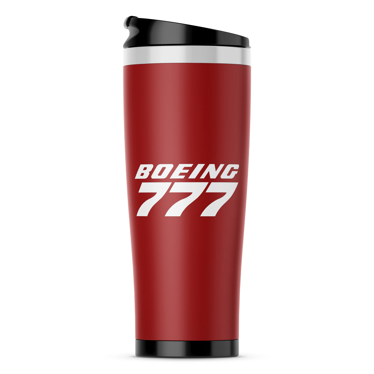 Boeing 777 & Text Designed Stainless Steel Travel Mugs