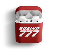 Thumbnail for Boeing 777 & Text Designed AirPods  Cases