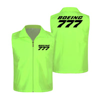 Thumbnail for Boeing 777 & Text Designed Thin Style Vests
