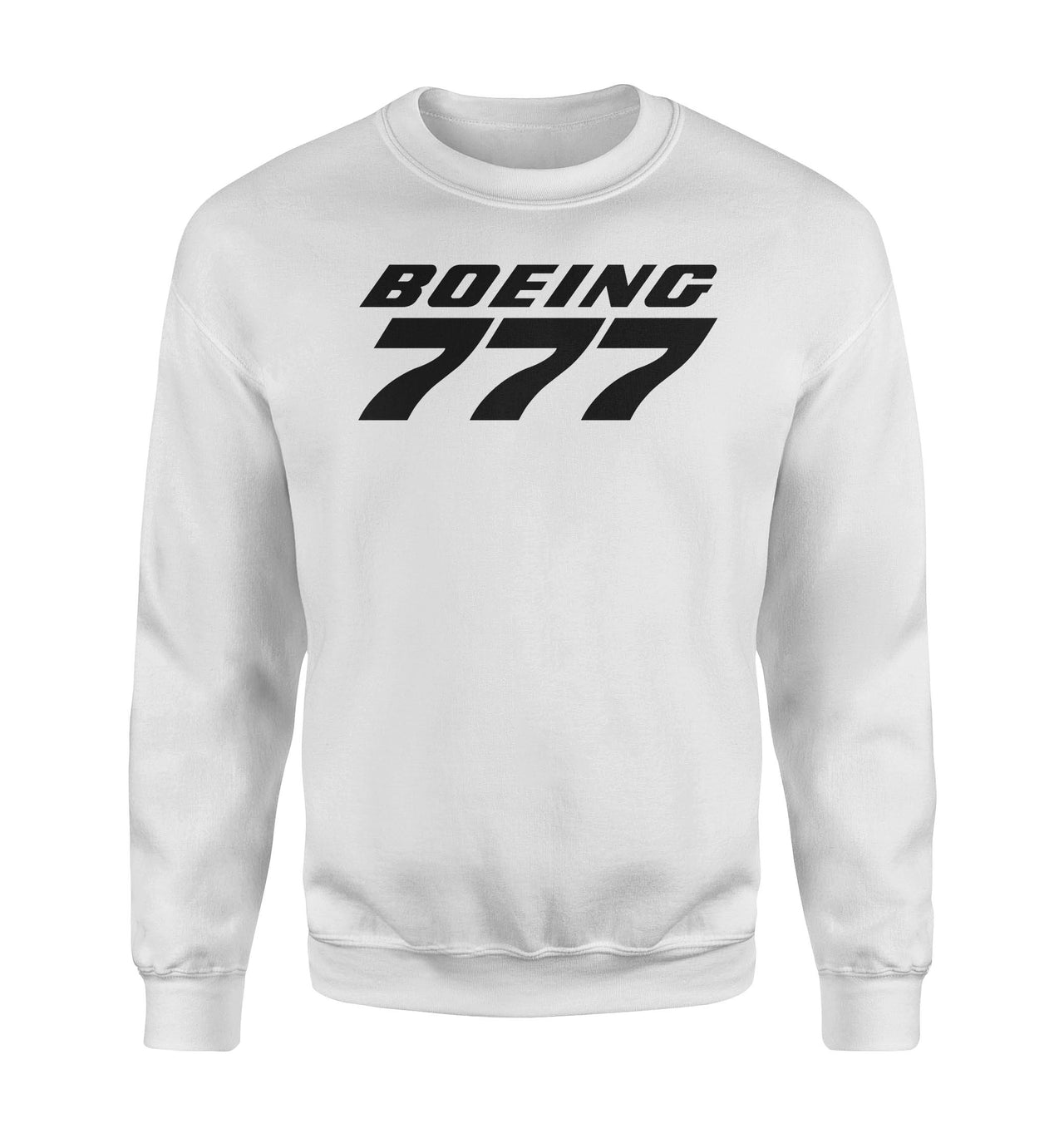Boeing 777 & Text Designed Sweatshirts