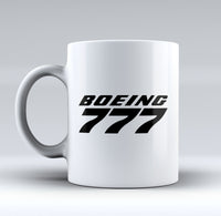 Thumbnail for Boeing 777 & Text Designed Mugs
