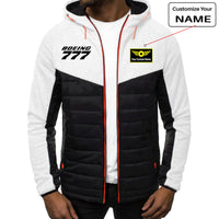 Thumbnail for Boeing 777 & Text Designed Sportive Jackets