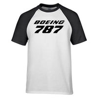 Thumbnail for Boeing 787 & Text Designed Raglan T-Shirts