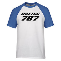 Thumbnail for Boeing 787 & Text Designed Raglan T-Shirts