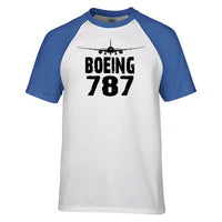 Thumbnail for Boeing 787 & Plane Designed Raglan T-Shirts