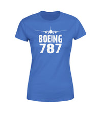 Thumbnail for Boeing 787 & Plane Designed Women T-Shirts