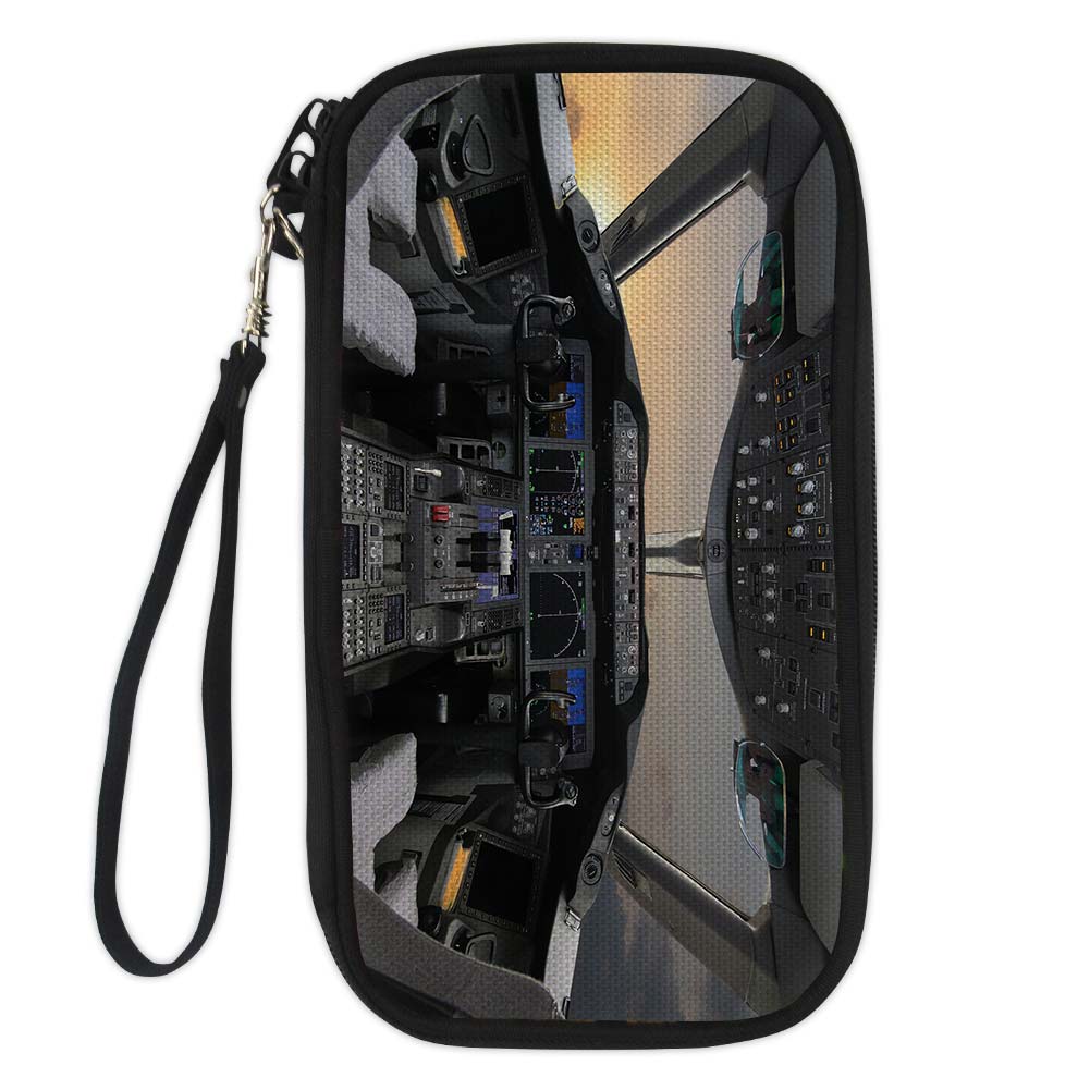 Boeing 787 Cockpit Designed Travel Cases & Wallets