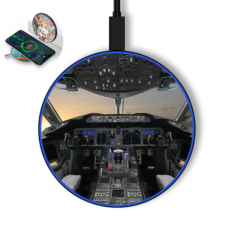 Boeing 787 Cockpit Designed Wireless Chargers