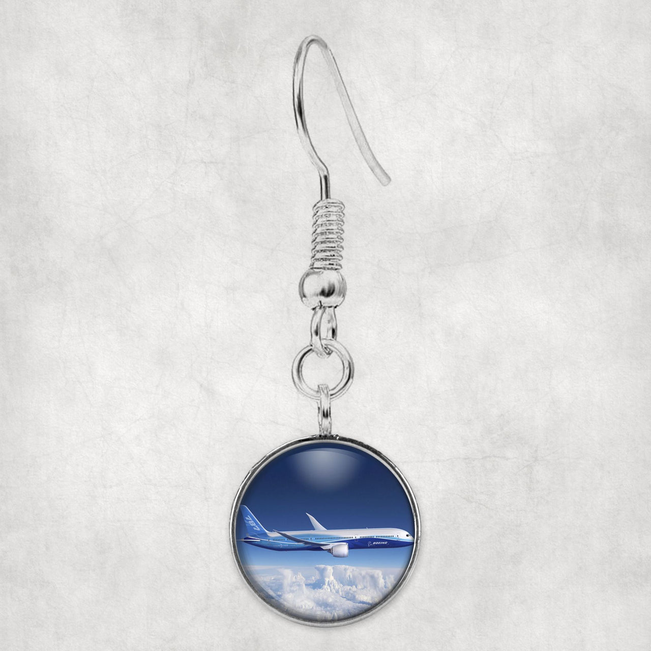 Boeing 787 Dreamliner Designed Earrings