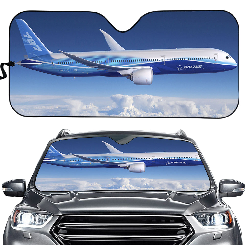 Boeing 787 Dreamliner Designed Car Sun Shade