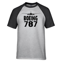 Thumbnail for Boeing 787 & Plane Designed Raglan T-Shirts