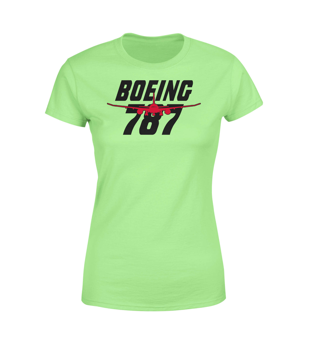 Amazing Boeing 787 & Text Designed Women T-Shirts
