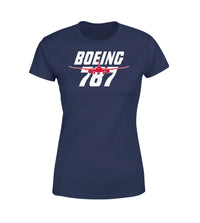 Thumbnail for Amazing Boeing 787 & Text Designed Women T-Shirts