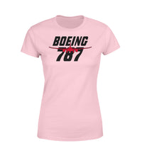 Thumbnail for Amazing Boeing 787 & Text Designed Women T-Shirts