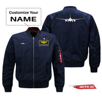 Thumbnail for Boeing 787 Silhouette Designed Pilot Jackets (Customizable)