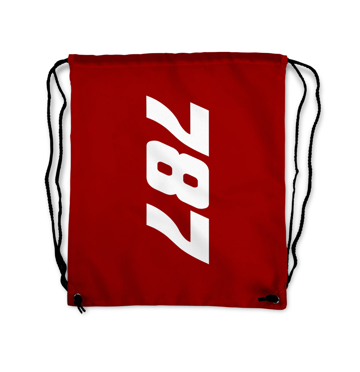 Boeing 787 Text Designed Drawstring Bags