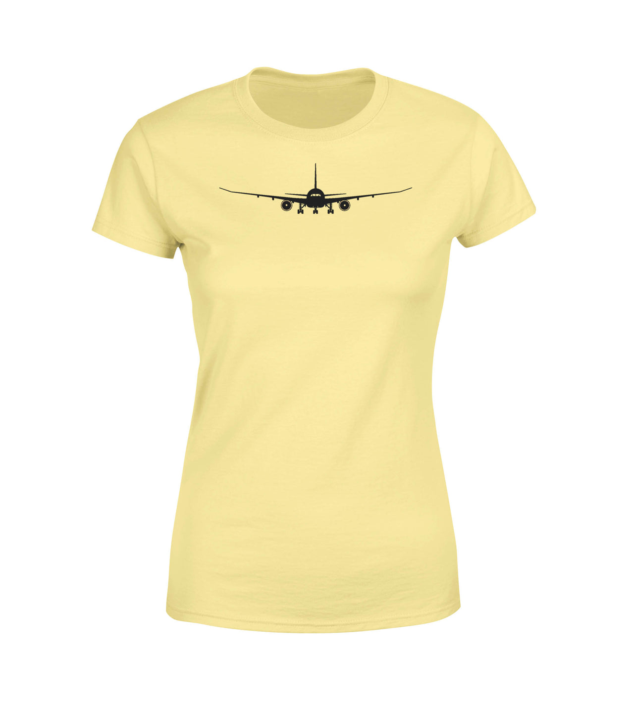 Boeing 787 Silhouette Designed Women T-Shirts