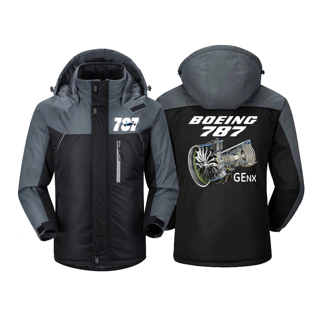 Boeing 787 & GENX Engine Designed Thick Winter Jackets