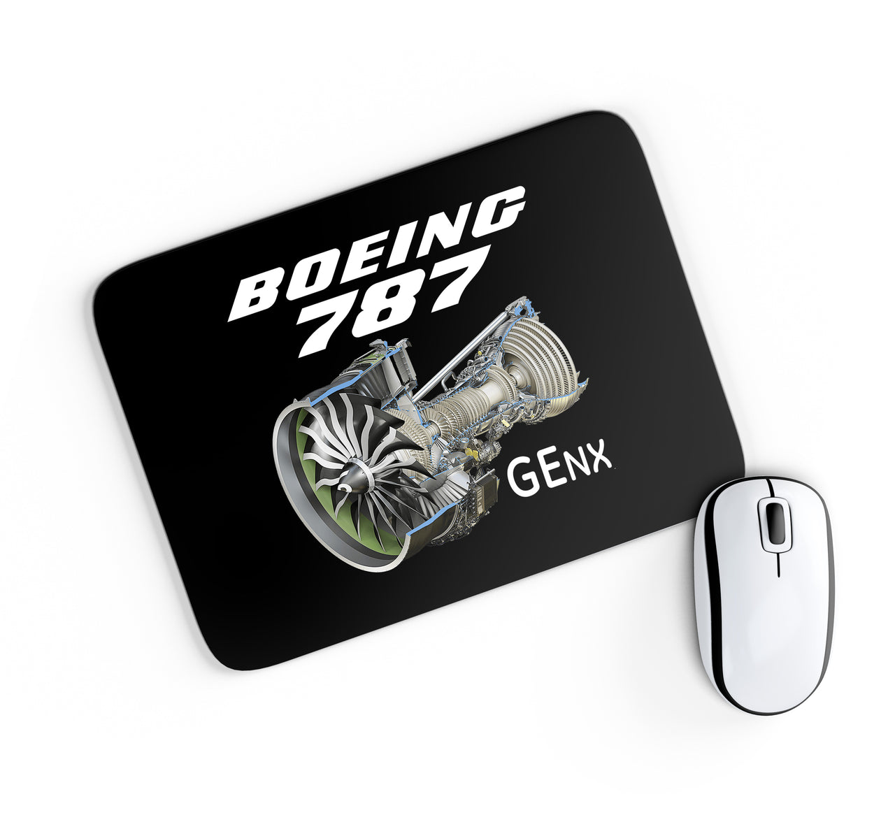 Boeing 787 & GENX Engine Designed Mouse Pads