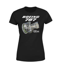 Thumbnail for Boeing 787 & GENX Engine Designed Women T-Shirts