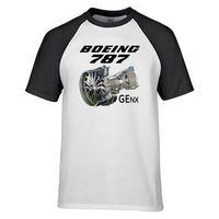 Thumbnail for Boeing 787 & GENX Engine Designed Raglan T-Shirts