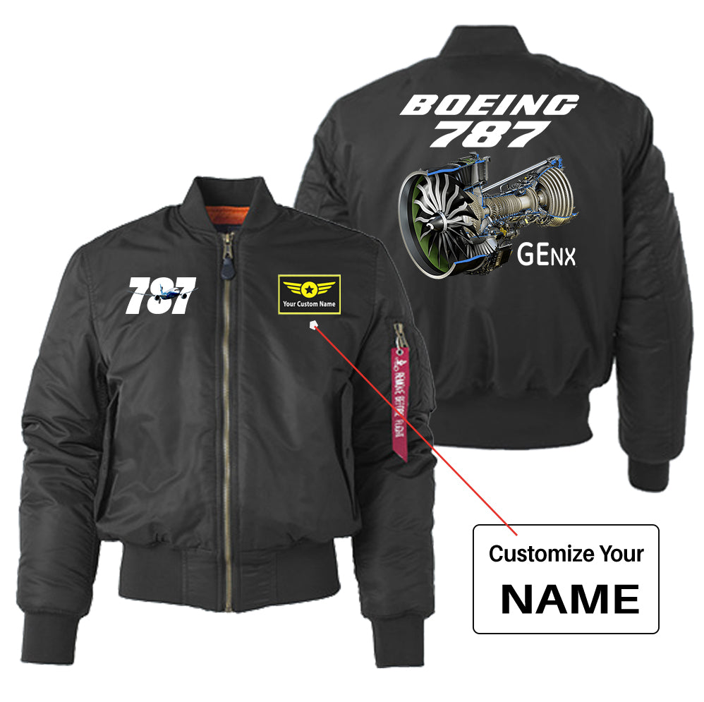 Boeing 787 & GENX Engine Designed "Women" Bomber Jackets