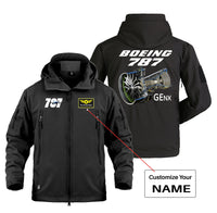 Thumbnail for Boeing 787 & GENX Engine Designed Military Jackets (Customizable)