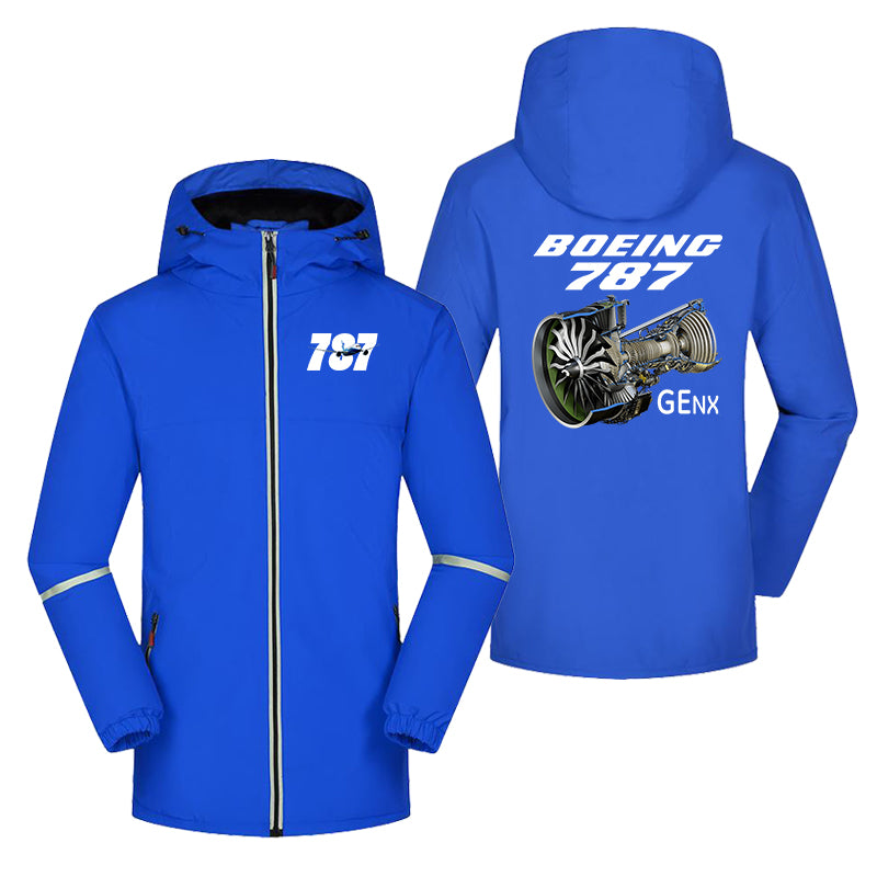 Boeing 787 & GENX Engine Designed Rain Coats & Jackets