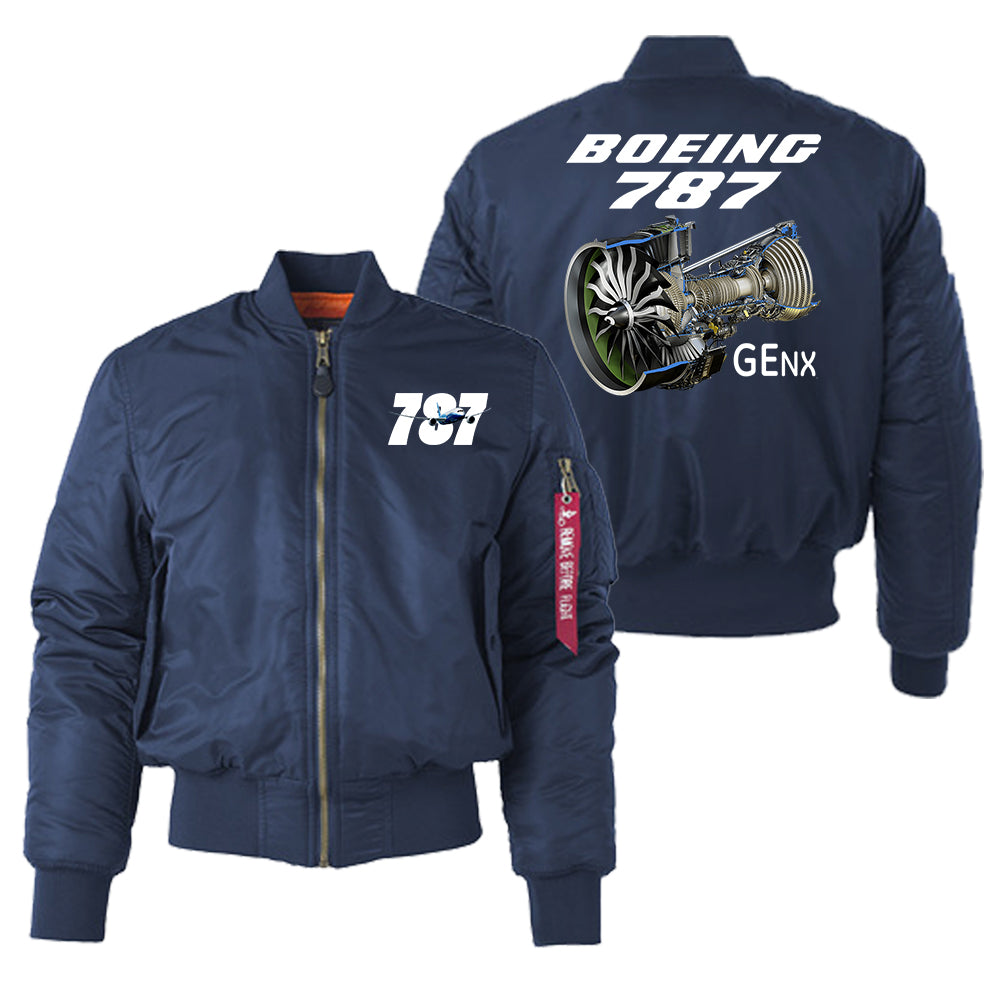 Boeing 787 & GENX Engine Designed "Women" Bomber Jackets