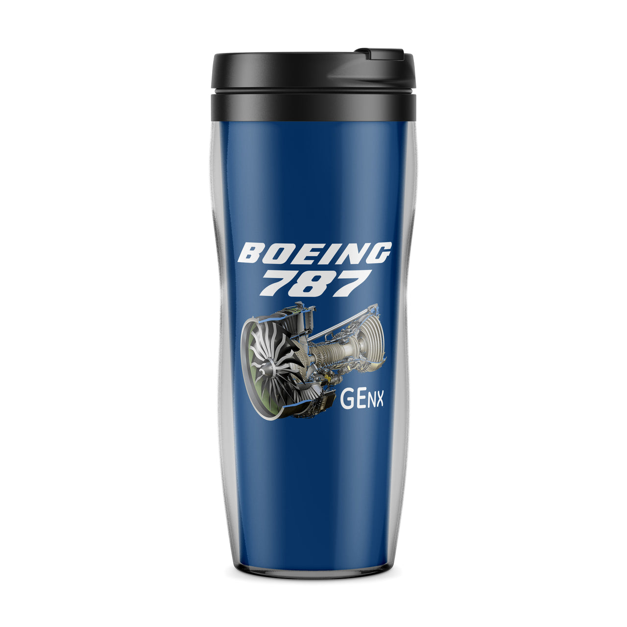 Boeing 787 & GENX Engine Designed Travel Mugs