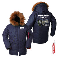 Thumbnail for Boeing 787 & GENX Engine Designed Parka Bomber Jackets