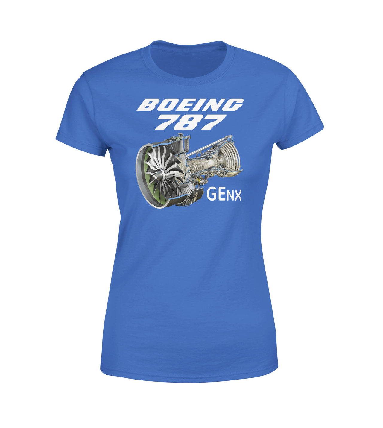 Boeing 787 & GENX Engine Designed Women T-Shirts