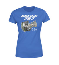 Thumbnail for Boeing 787 & GENX Engine Designed Women T-Shirts