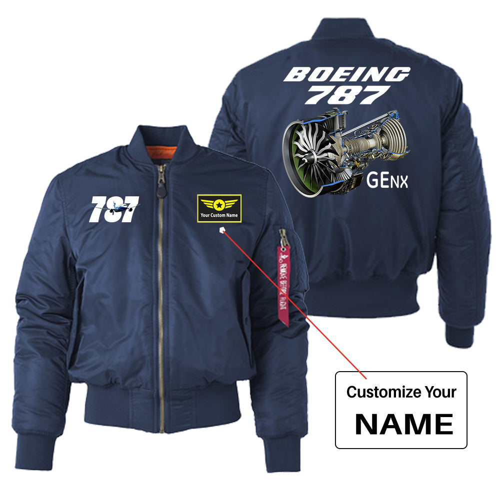 Boeing 787 & GENX Engine Designed "Women" Bomber Jackets