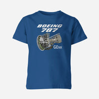 Thumbnail for Boeing 787 & GENX Engine Designed Children T-Shirts