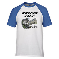 Thumbnail for Boeing 787 & GENX Engine Designed Raglan T-Shirts