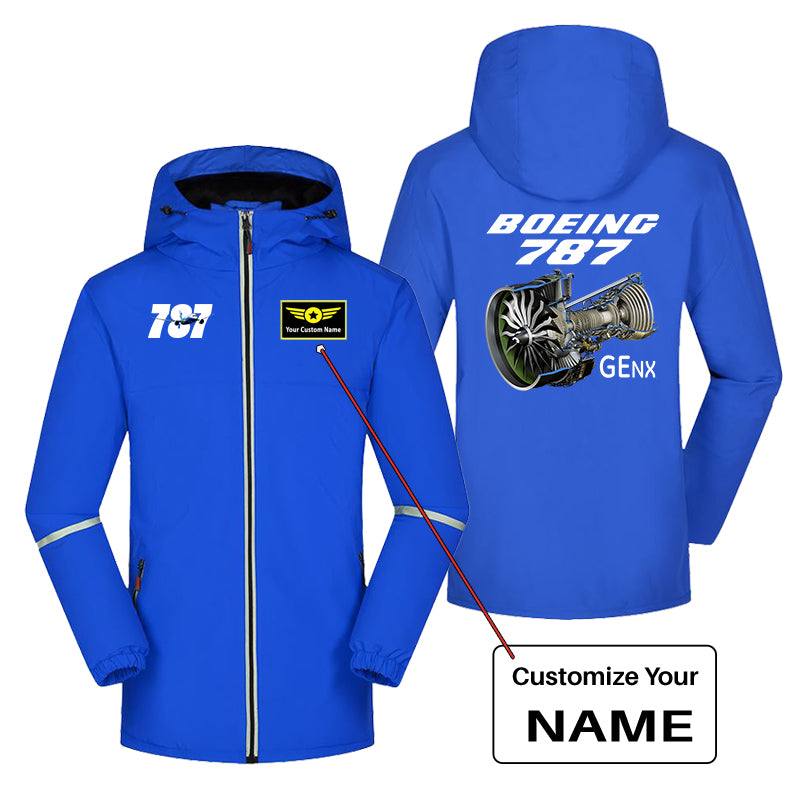 Boeing 787 & GENX Engine Designed Rain Coats & Jackets