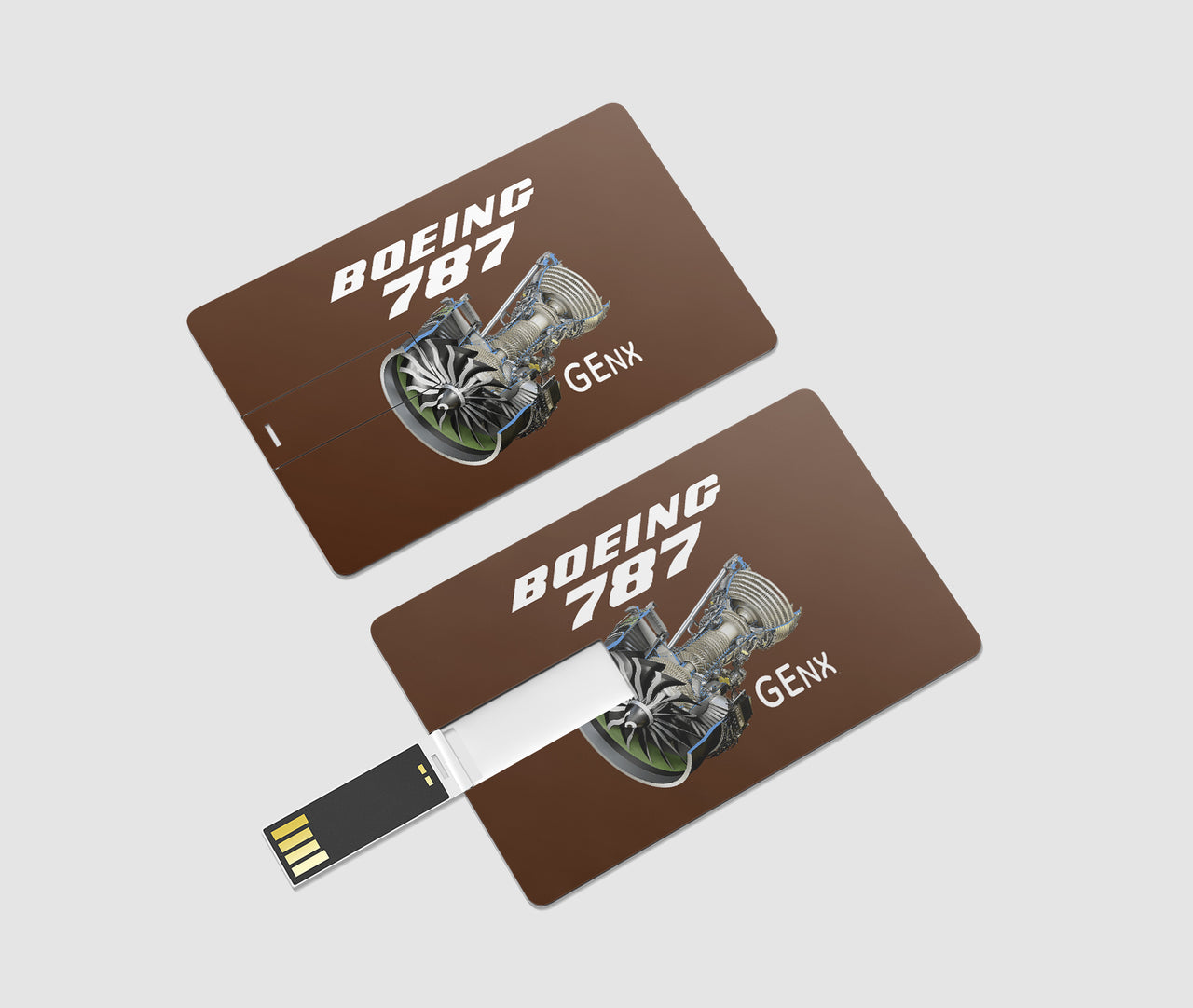 Boeing 787 & GENX Engine Designed USB Cards