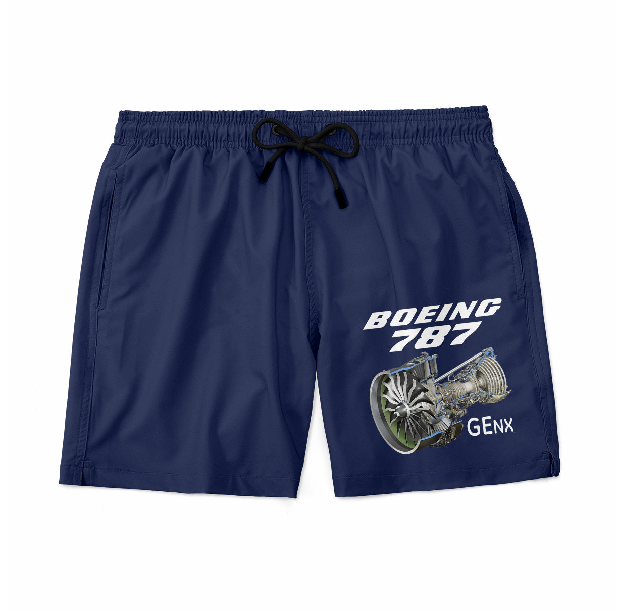 Boeing 787 & GENX Engine Designed Swim Trunks & Shorts