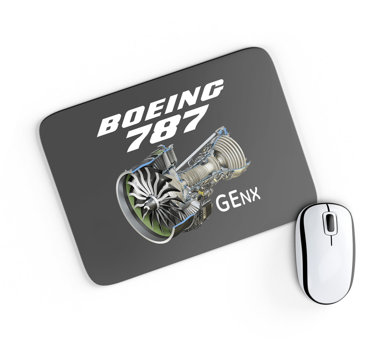 Boeing 787 & GENX Engine Designed Mouse Pads