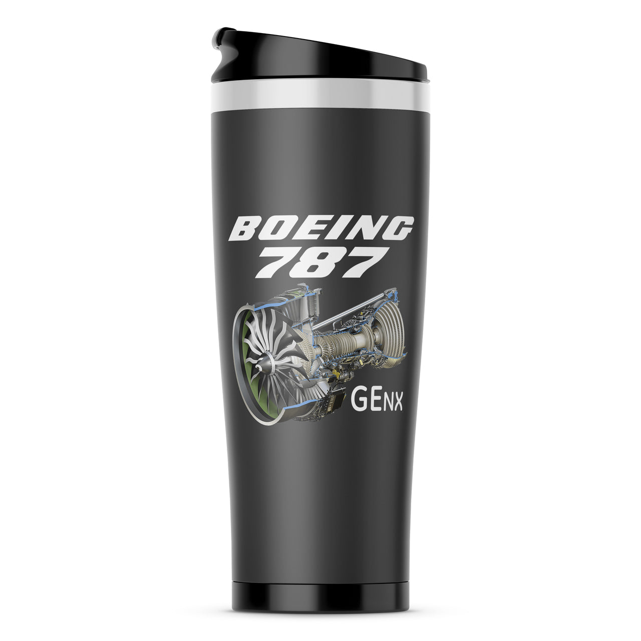 Boeing 787 & GENX Engine Designed Travel Mugs