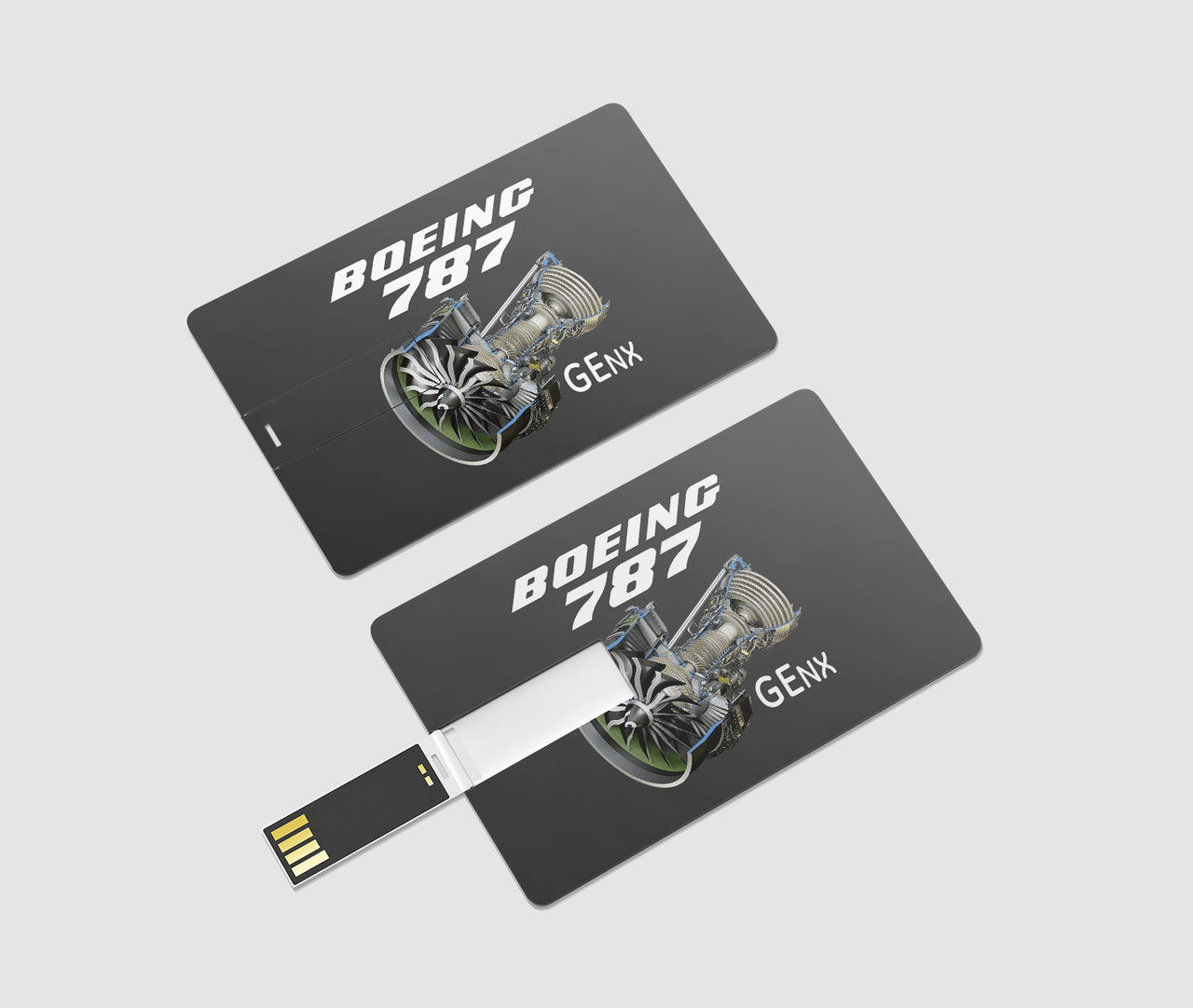 Boeing 787 & GENX Engine Designed USB Cards