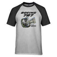 Thumbnail for Boeing 787 & GENX Engine Designed Raglan T-Shirts