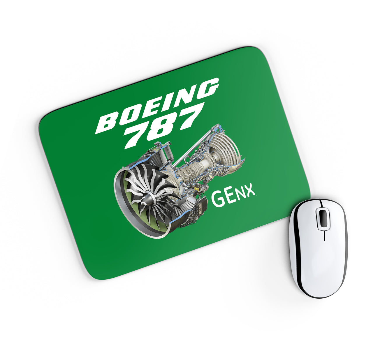 Boeing 787 & GENX Engine Designed Mouse Pads