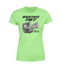 Thumbnail for Boeing 787 & GENX Engine Designed Women T-Shirts