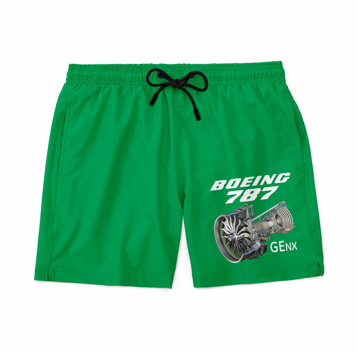 Boeing 787 & GENX Engine Designed Swim Trunks & Shorts