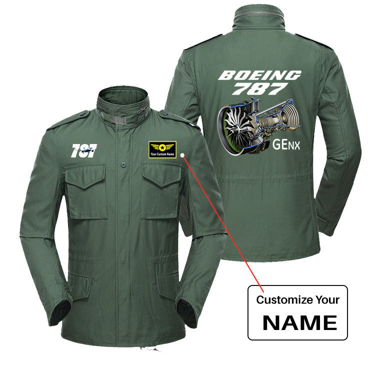 Boeing 787 & GENX Engine Designed Military Coats