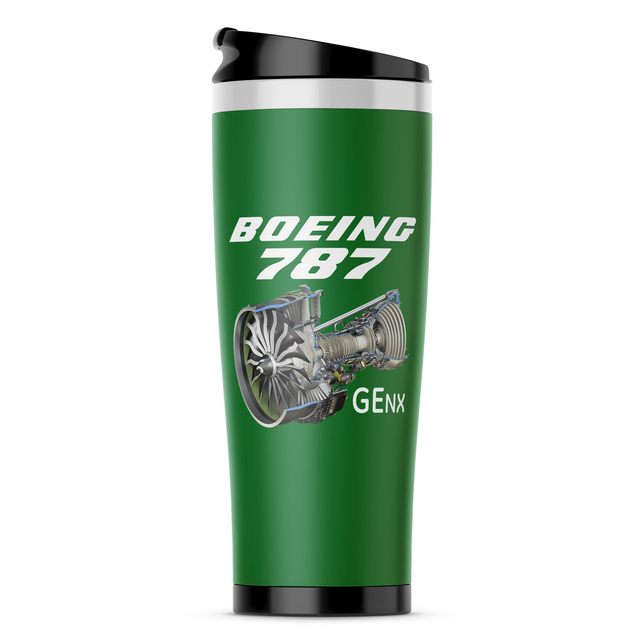 Boeing 787 & GENX Engine Designed Stainless Steel Travel Mugs